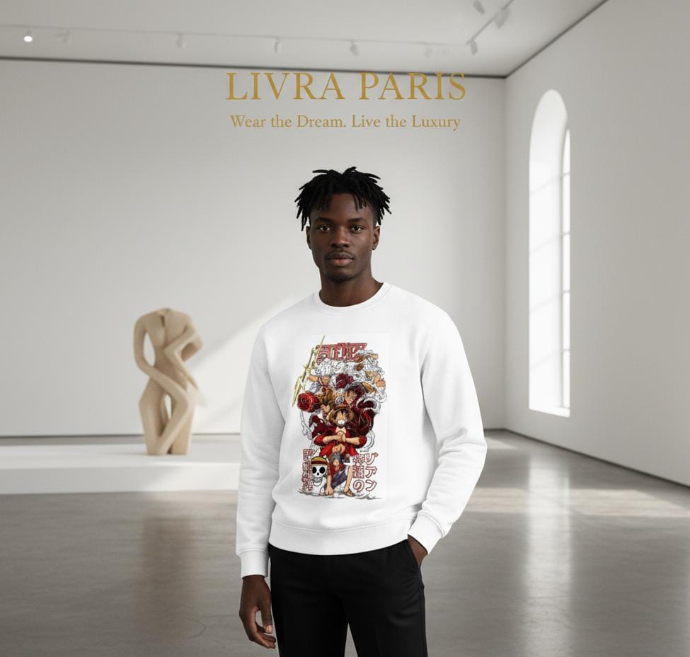 LIVRA PARIS- Unisex The Legend Crew Sweatshirt